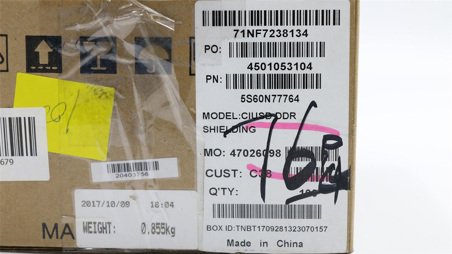 Lenovo 5S60N77764 SHIELD Dimm Emi Shielding C 80Y9