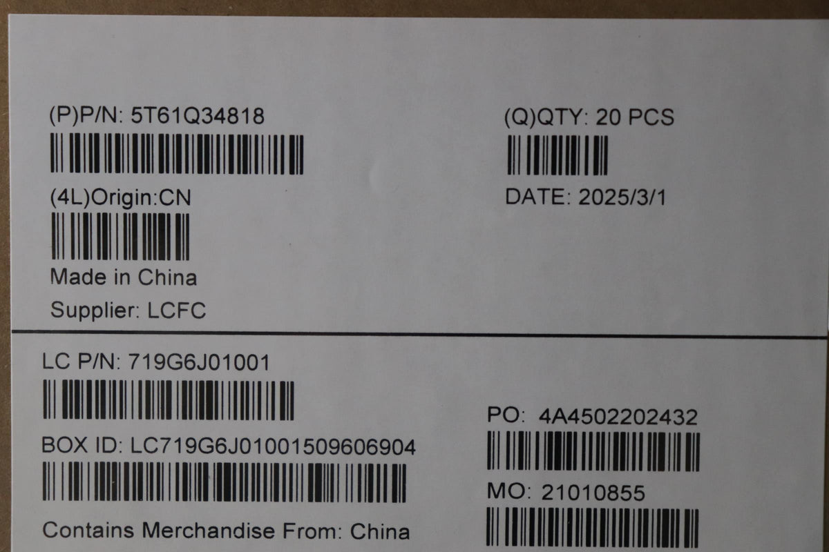 Lenovo CS25 ALLOY_FP,JYT Touchpad Board 5T61Q34818
