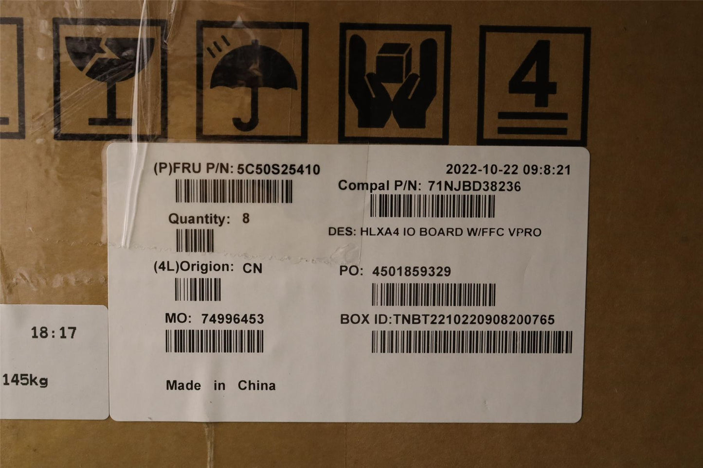 Lenovo Function Board C 21DH IO ET VP 5C50S25410