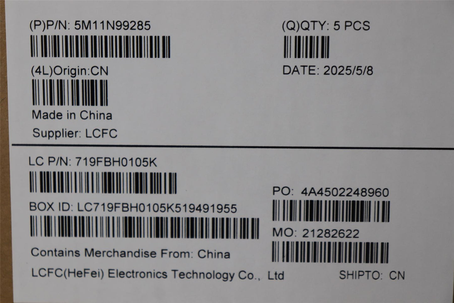 Lenovo MECH_ASM FRU KBD CCV UKR BL(PMX) US BK 5M11N99289