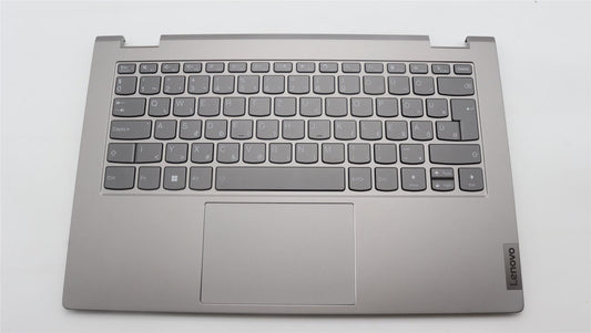 Lenovo Yoga 14s G3 IRU Palmrest Cover Touchpad Keyboard Hungarian 5CB1L43746
