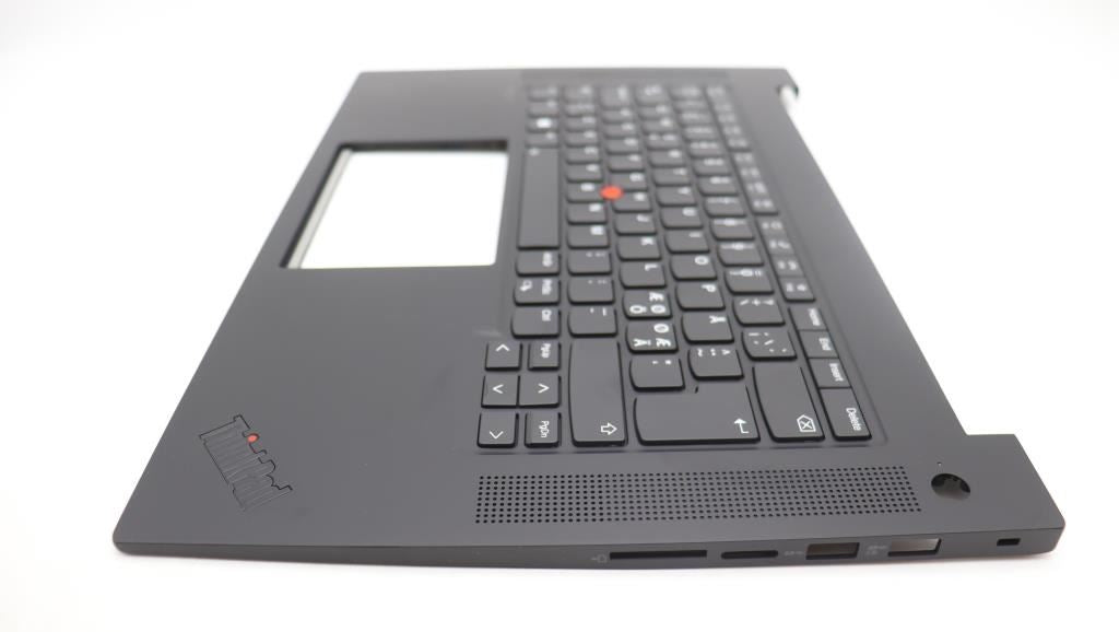 Lenovo ThinkPad P1 Gen 6 Palmrest Cover Keyboard Nordic Grey 5M11L89053