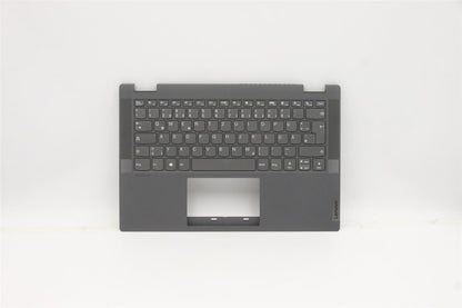 Lenovo IdeaPad 5 14ALC05 Keyboard Palmrest Top Cover German Grey 5CB1C33392