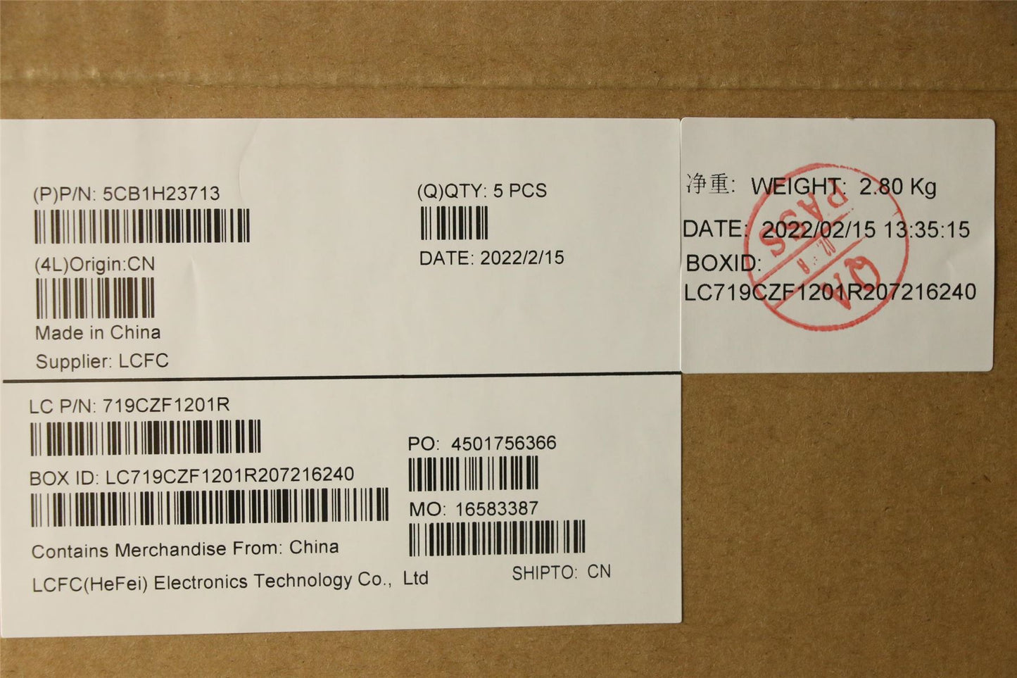 Lenovo Upper Case ASM_LA SPA L82LU GREY 5CB1H23713