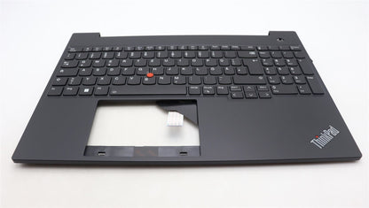 Lenovo ThinkPad E16 Gen 1 Palmrest Cover Keyboard German Black 5M11L65215