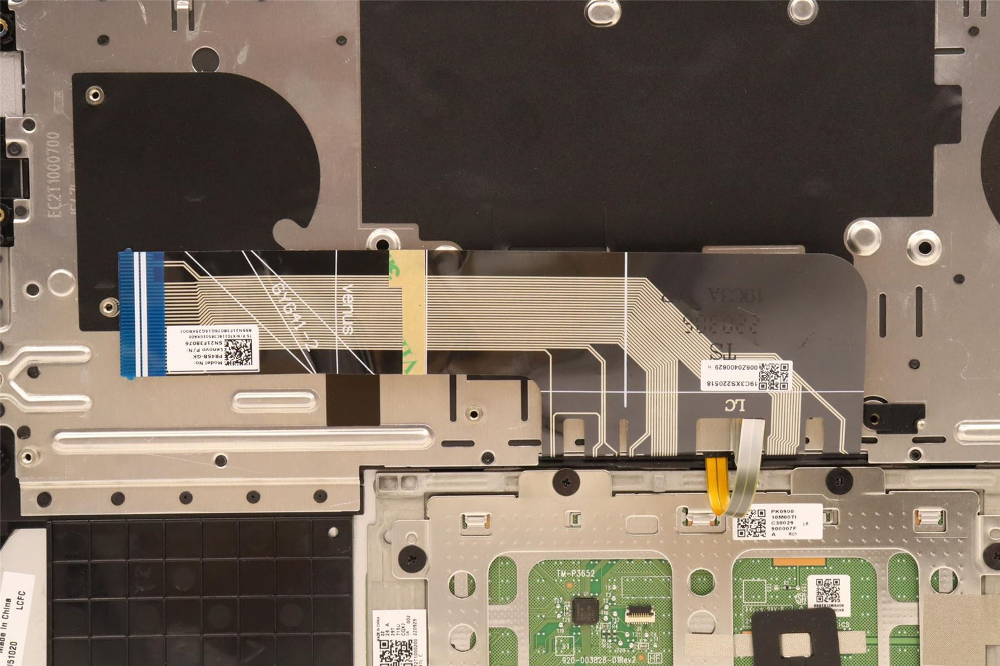 Lenovo Yoga 7 14ARH7 Palmrest Cover Touchpad Keyboard Greek 5CB1J51020