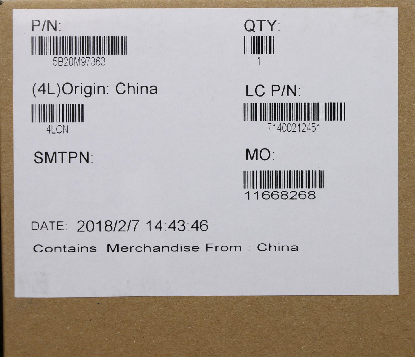Lenovo 5B20M97363 MB L80QQ I54288U UMA NO RAM WIN