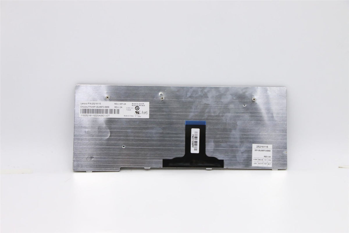 Genuine Lenovo 25216115 FR-T1S-CCY-BlackKeyBlackFrame-KBD