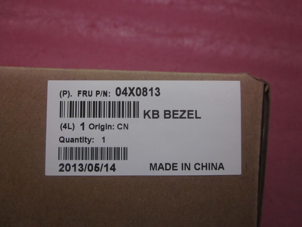Lenovo FRU Keyboard Bezel ASM NoFPR 04X0813