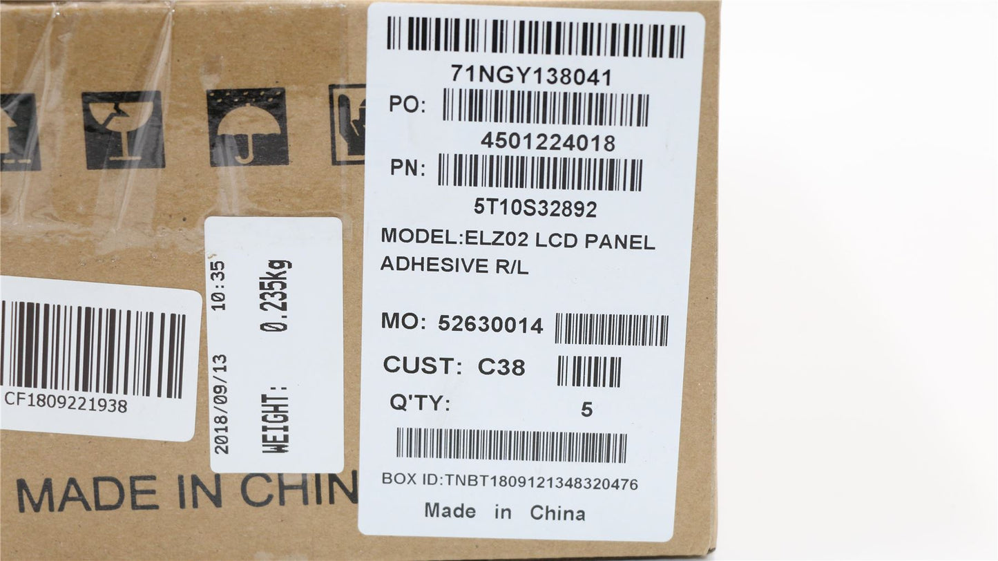 Lenovo 5T10S32892 TAPE Removable Tape C 81J7 R/L