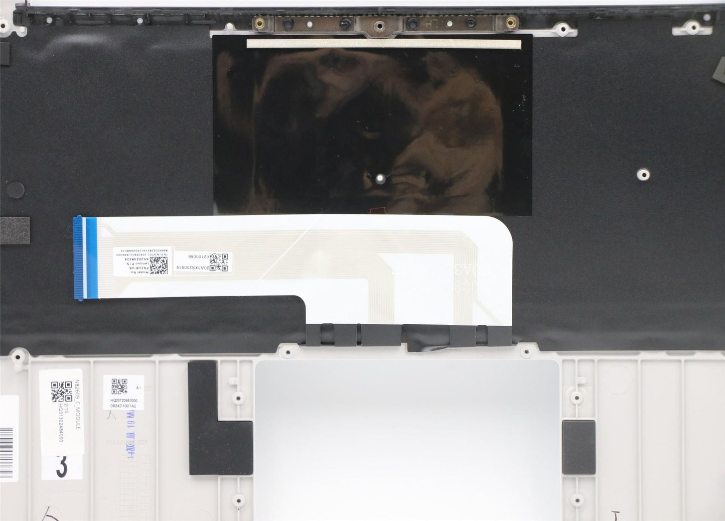 Lenovo Yoga 7 13ITL5 Palmrest Cover Keyboard US White 5CB1B07992