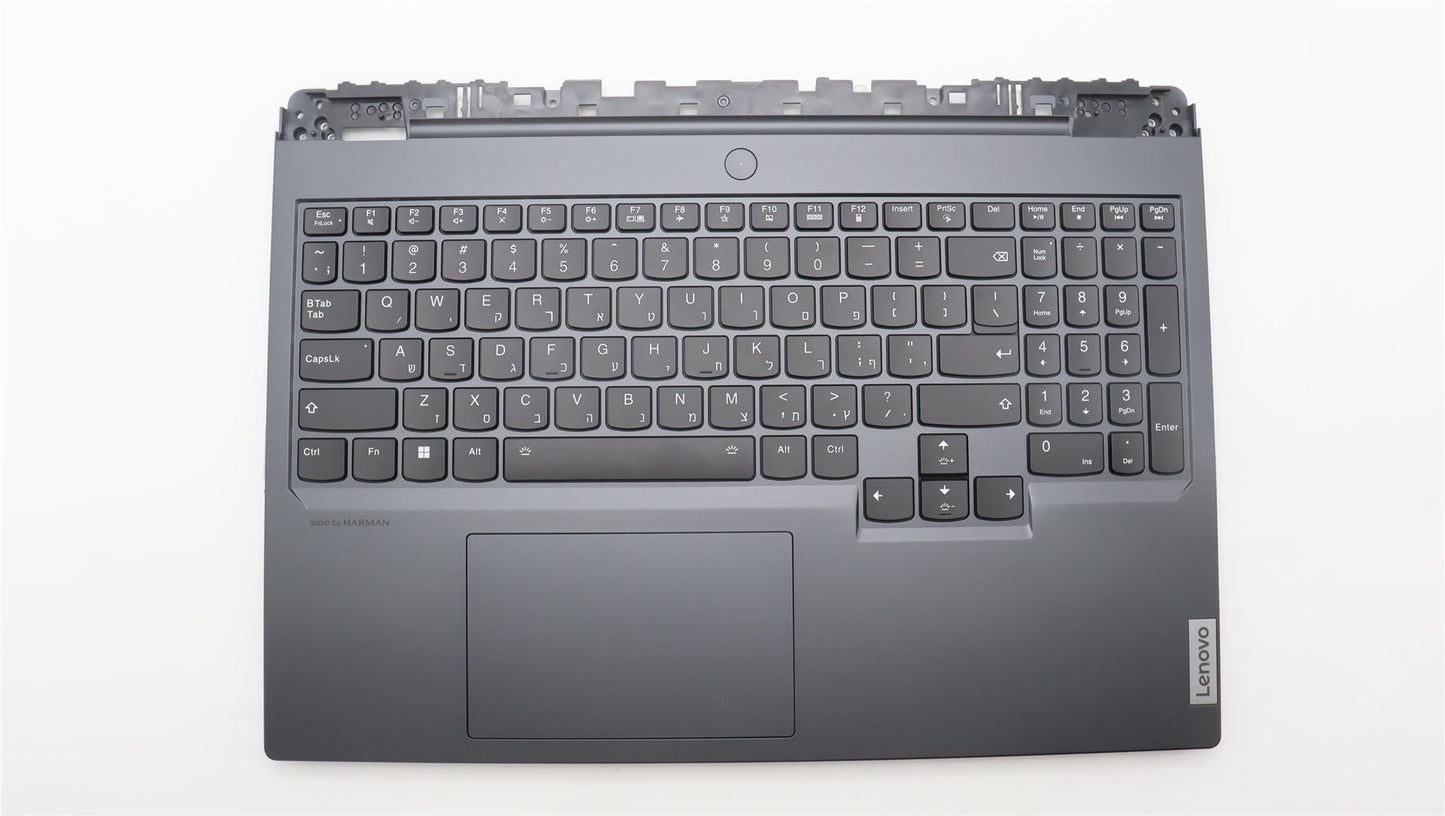 Lenovo Legion 7 16IRX8H Palmrest Cover Touchpad Keyboard Hebrew White 5CB1L09908