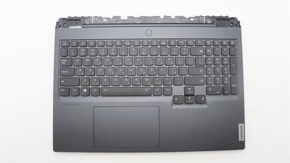 Lenovo Legion 7 16IRX8H Palmrest Cover Touchpad Keyboard Hebrew White 5CB1L09908
