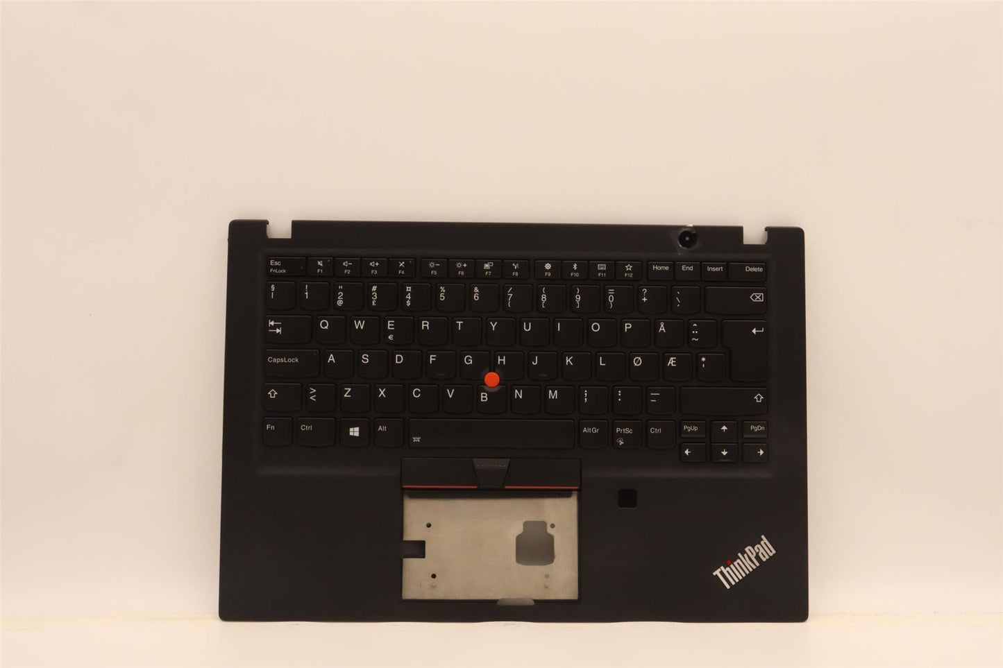 Lenovo ThinkPad T495s Keyboard Palmrest Top Cover Nordic Black 5M11A08530