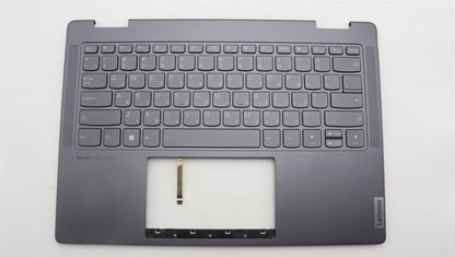 Lenovo Yoga 7 14IRL8 Keyboard Palmrest Top Cover Hebrew Storm Grey 5CB1L40804