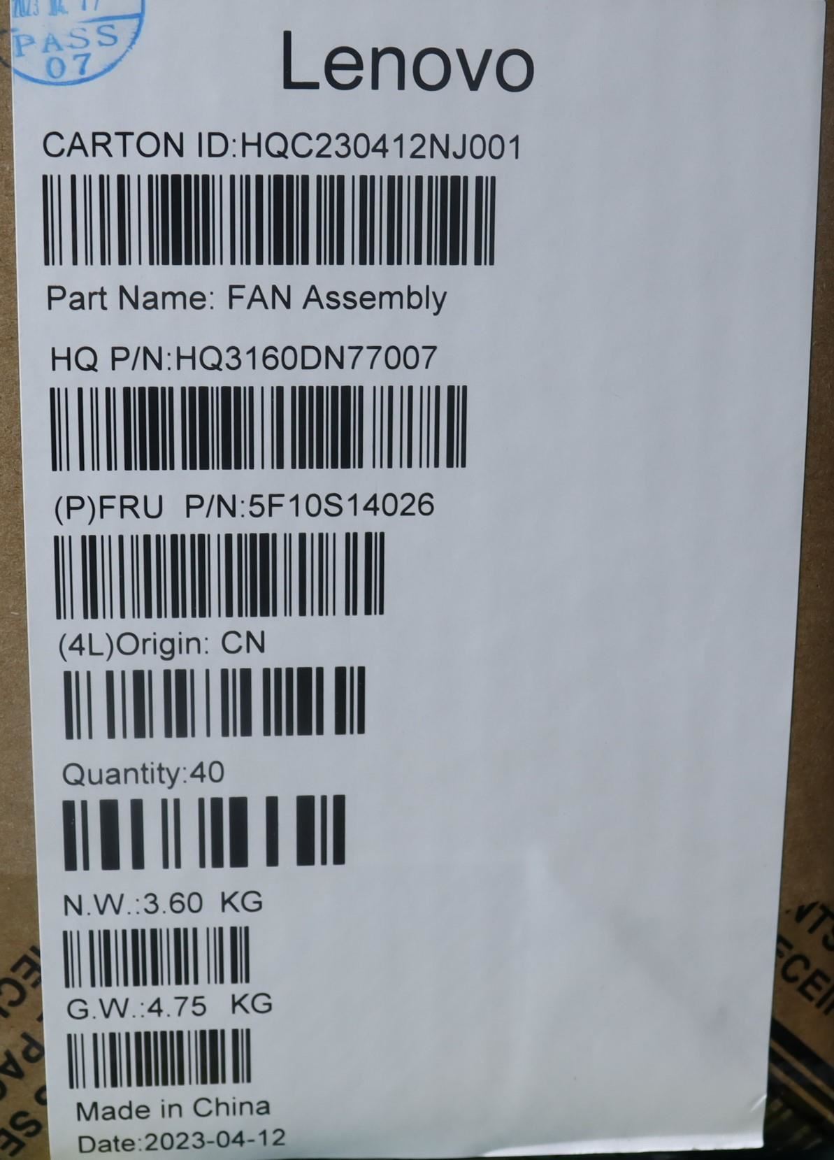 Lenovo ThinkBook 16 G4+ IAP Cooling Fan Fans Kit Set 5F10S14026