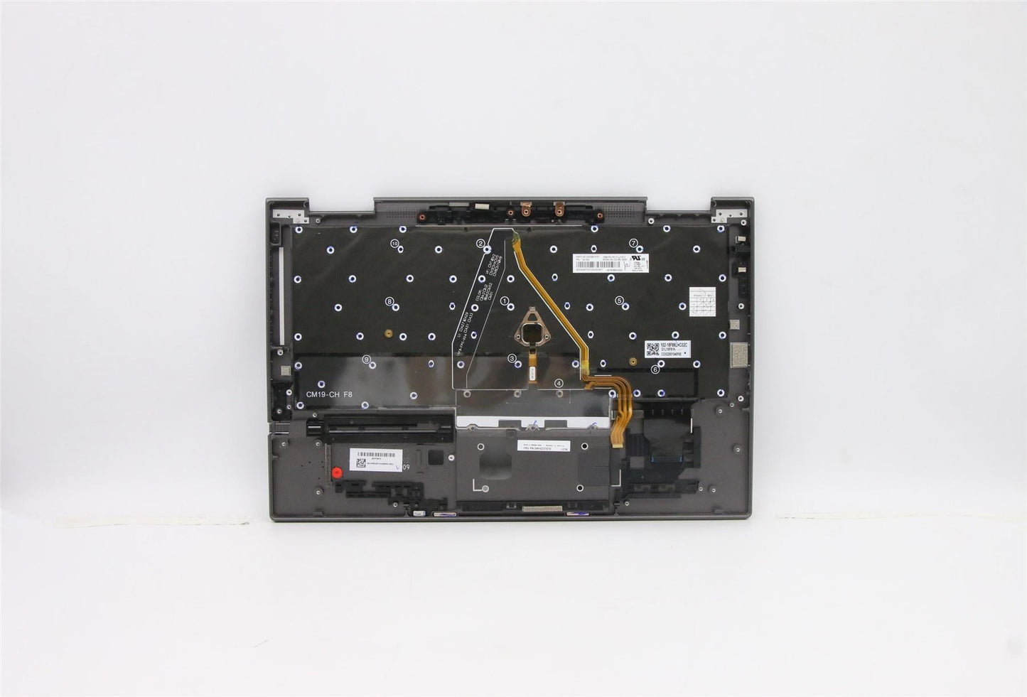Lenovo ThinkPad X1 5th Gen Keyboard Palmrest Top Cover Belgian 5M10Z37070