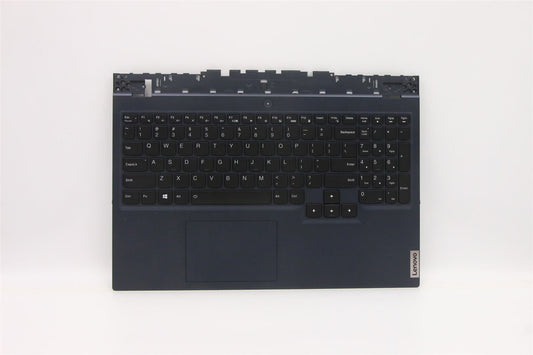 Lenovo 5 15ITH6 Palmrest Cover Touchpad Keyboard US Blue Backlit 5CB1D10934