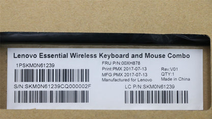 Lenovo IdeaCentre 510S-08IKL 620S-03IKL Wireless Keyboard Mouse Spanish 00XH878
