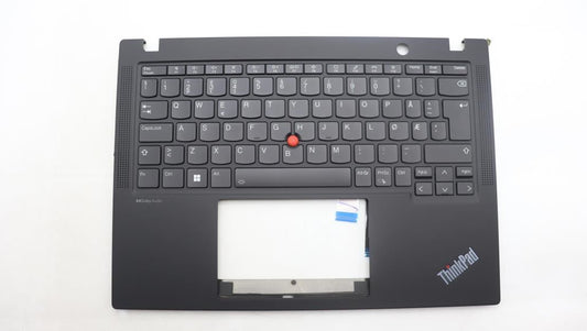 Lenovo ThinkPad X13 Gen 4 Keyboard Palmrest Top Cover Norwegian Black 5M11H94427