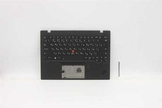 Lenovo ThinkPad X1 Gen 1 Keyboard Palmrest Top Cover Russian Black 5M11B38407