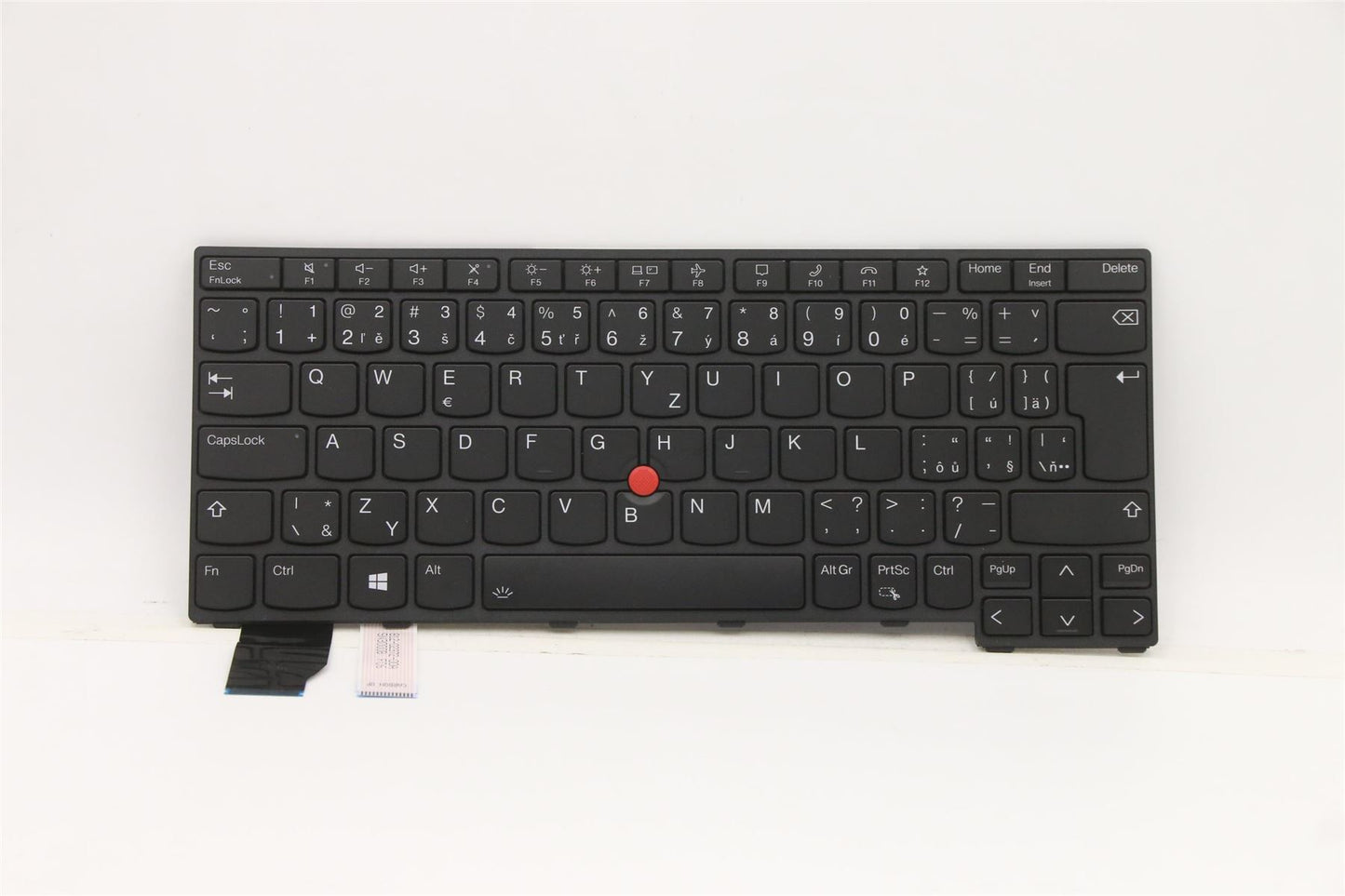 Lenovo ThinkPad X13 2 Keyboard Czech Black Backlit 5N21A21843