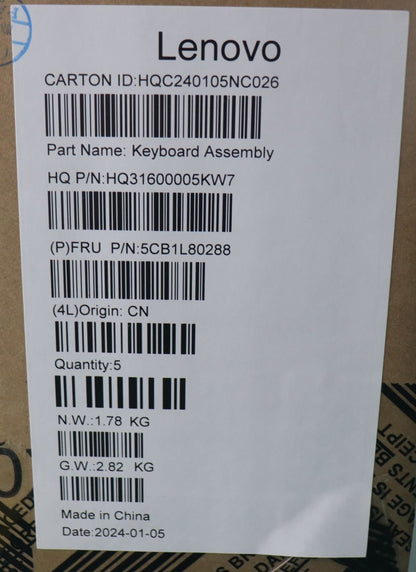 Lenovo Yoga 7 14APH8 Palmrest Cover Touchpad Keyboard Greek 5CB1L80288