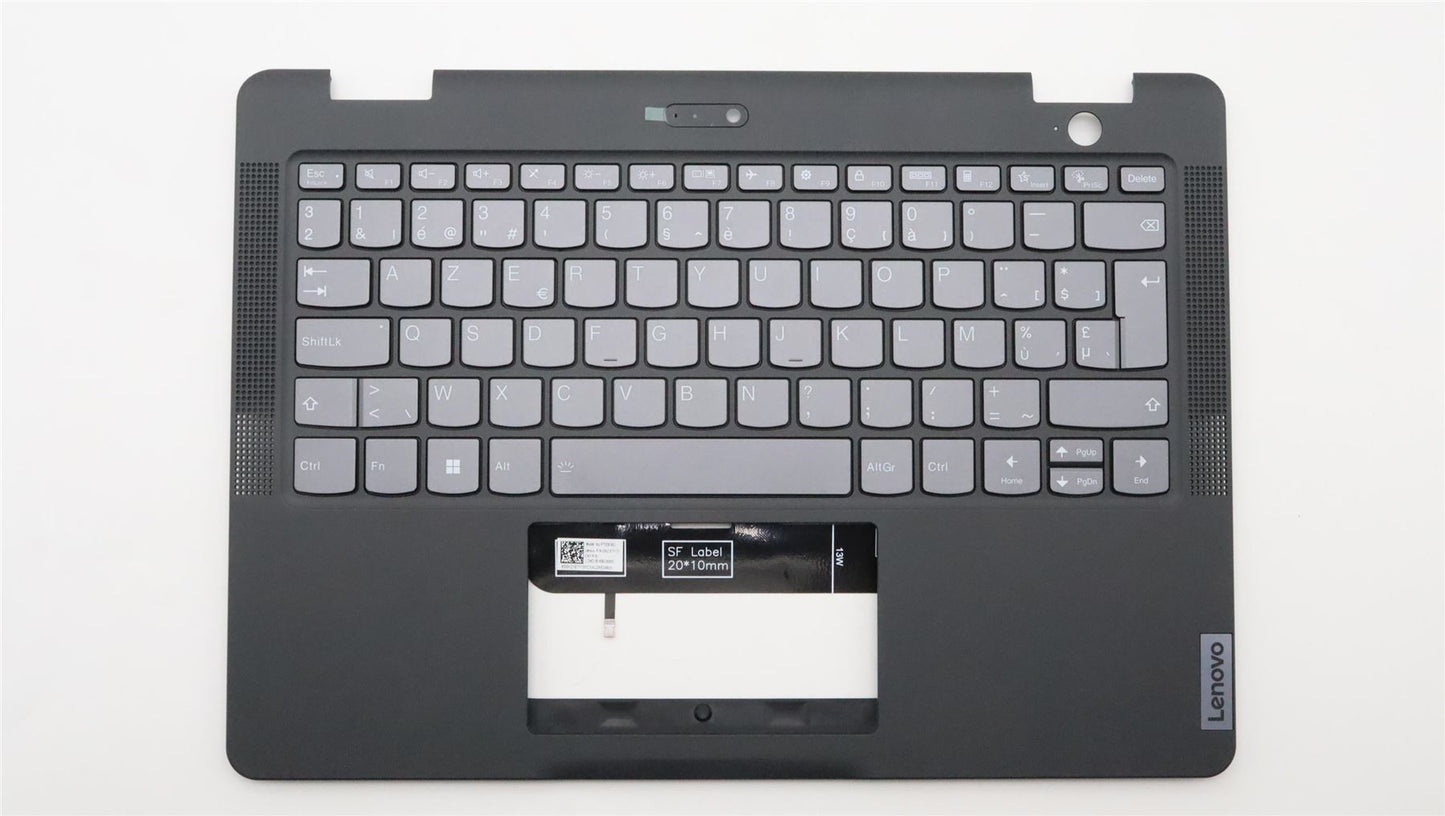 Lenovo 13w Keyboard Palmrest Top Cover Belgian Black Backlit 5M11F25911