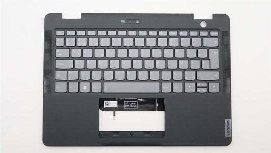 Lenovo 13w Keyboard Palmrest Top Cover Belgian Black Backlit 5M11F25911