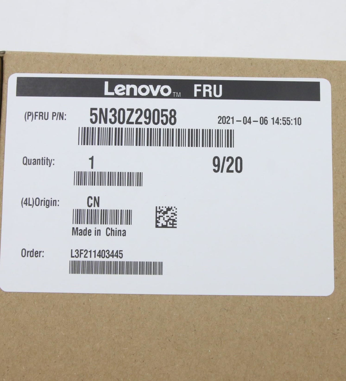 Lenovo NETWRK_CRD BLD 8111FP PCIEx1 1000M HP PCIe PCI x1 Board 5N30Z29058
