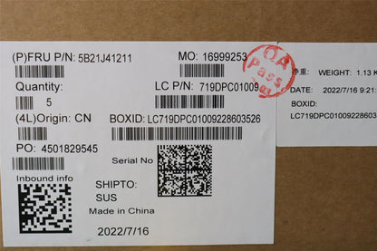 Lenovo ThinkPad Z13 Gen 1 Motherboard Mainboard UMA AMDR76850UP 16G 5B21J41211