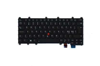 Lenovo Yoga X380 Keyboard Nordic Black Backlit 01HW654