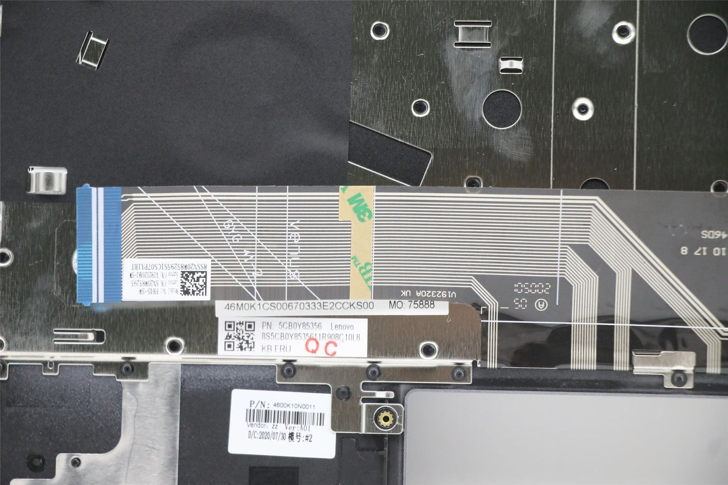 Lenovo Flex 5-14IIL05 5-14ITL05 Keyboard Palmrest Top Cover Swiss 5CB0Y85356