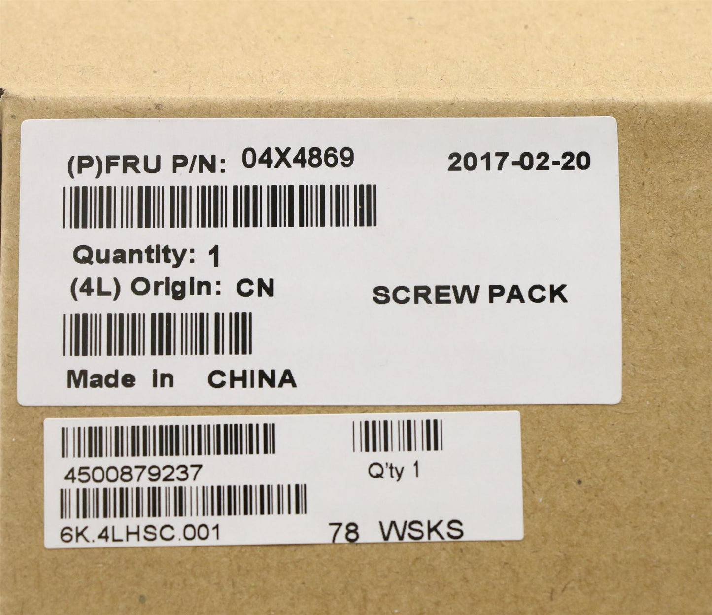 Lenovo ThinkPad L540 Screw Screws Set Kit 04X4869