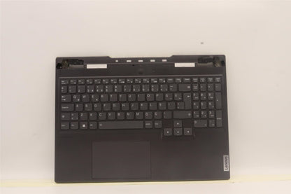 Lenovo S7 16IAH7 Palmrest Cover Touchpad Keyboard Turkish Storm Grey 5CB1J04405