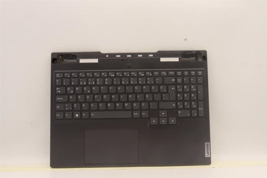 Lenovo S7 16IAH7 Palmrest Cover Touchpad Keyboard Turkish Storm Grey 5CB1J04405