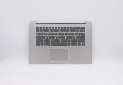 Lenovo IdeaPad 530S-15IKB Keyboard Palmrest Top Cover German Silver 5CB0R12657