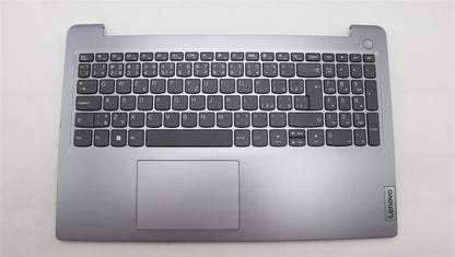 Lenovo IdeaPad 3 15ABA7 Palmrest Cover Touchpad Keyboard Arctic Grey 5CB1H78319
