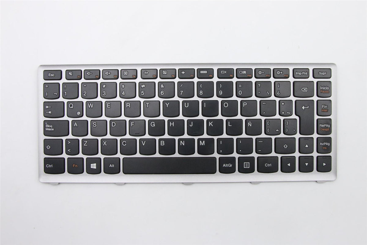 Lenovo S400 Touch S435 Keyboard Latin Spanish Silver 25213418 25213448 25213478