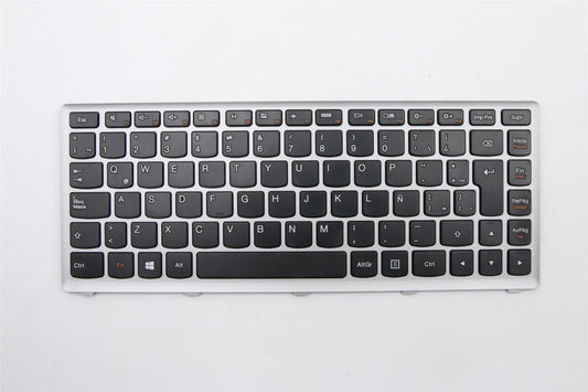 Lenovo S400 Touch S435 Keyboard Latin Spanish Silver 25213418 25213448 25213478