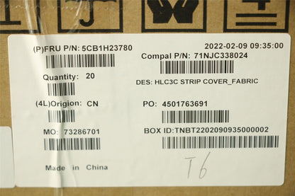 Lenovo Strip Cover C 82UD Fabric 5CB1H23780