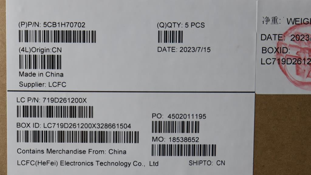 Lenovo Upper Case ASM_CZE/SLK L82R4 NFPAB 5CB1H70702