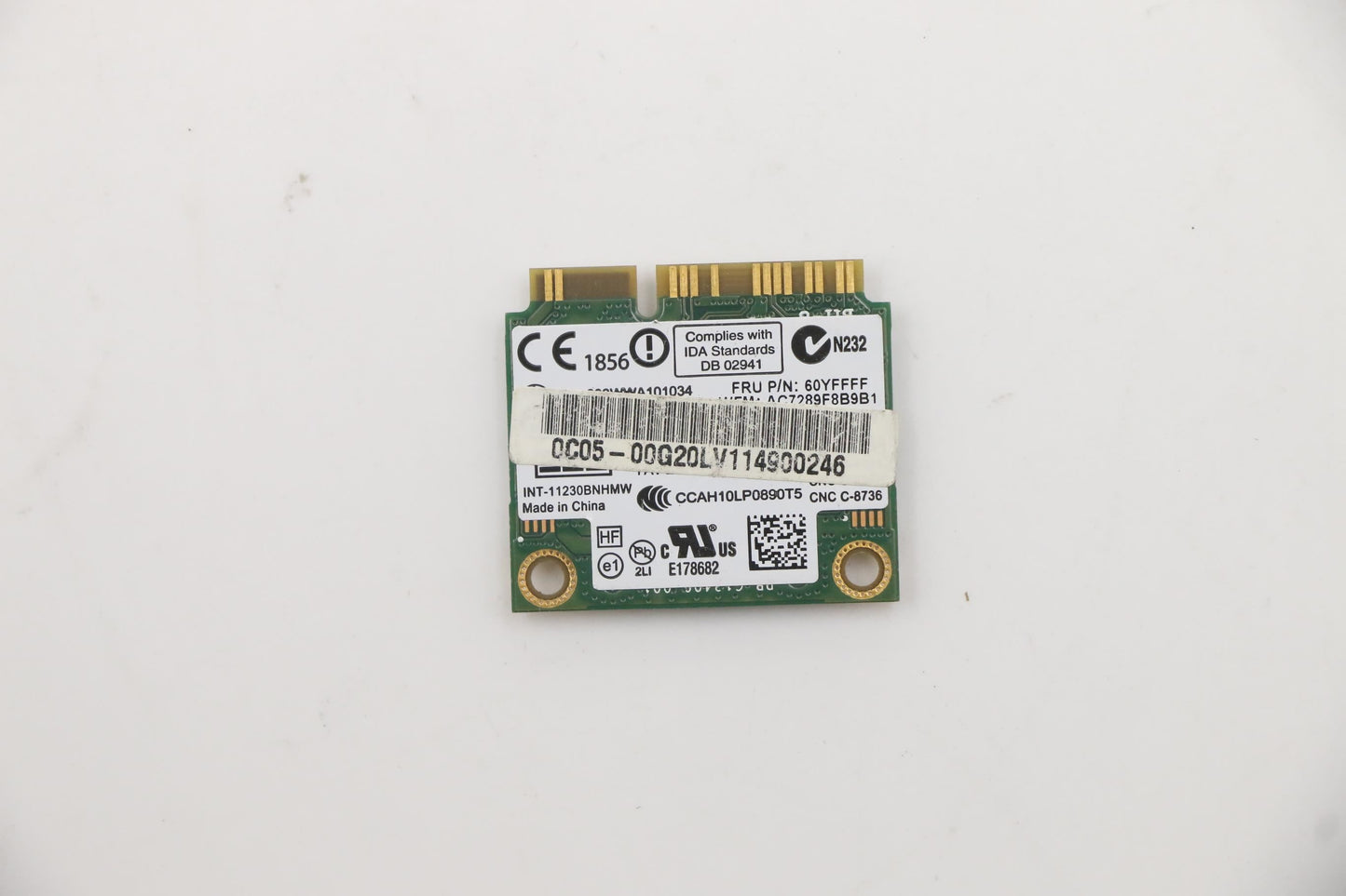 Lenovo 1030 BGN+BT M HMC WiFi WLAN PCIe PCI Intel Board 20200030