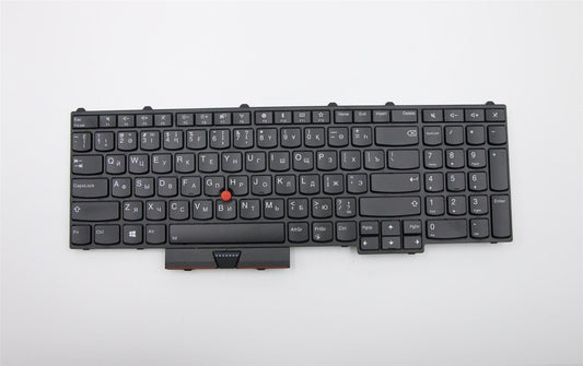 Lenovo ThinkPad P51 P71 Keyboard Kazakh Black Backlit 01HW300