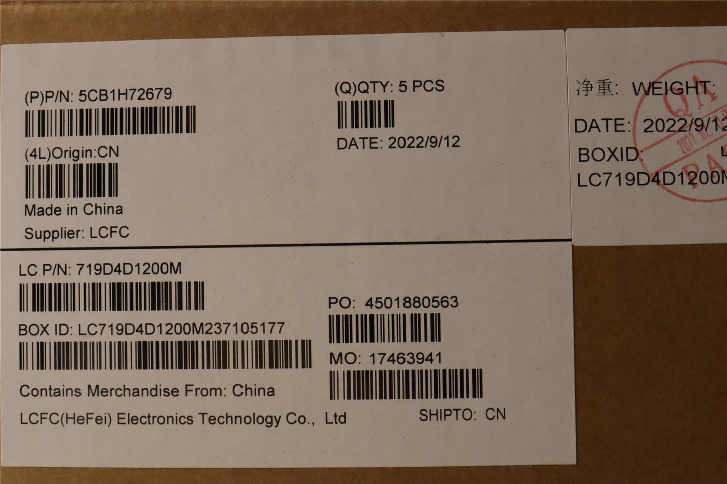Lenovo Upper Case ASM_FRA L82RM AG_FP_BL 5CB1H72679