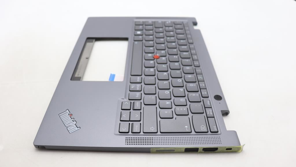 Lenovo ThinkPad X13 Gen 4 Keyboard Palmrest Top Cover German Grey 5M11L64330