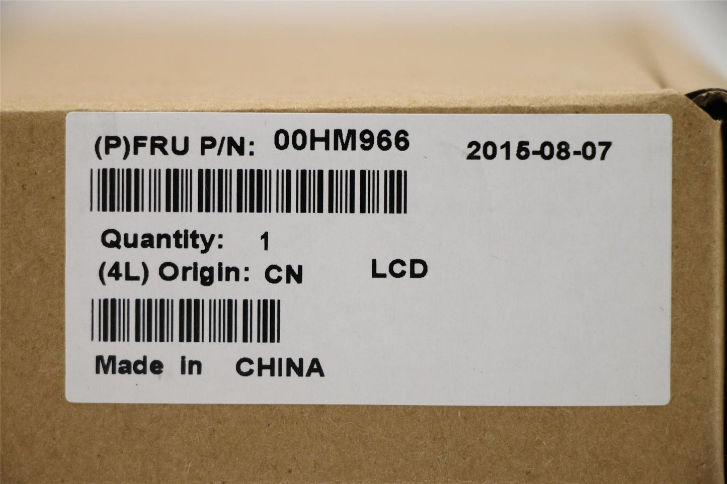 Lenovo FRU MultiTouch DPY w/ WWAN ANT 00HM966