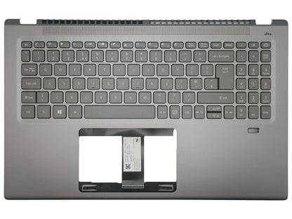 Acer Swift SF316-51 Palmrest Cover Keyboard UK Grey Gray Backlit 6B.ABDN2.013