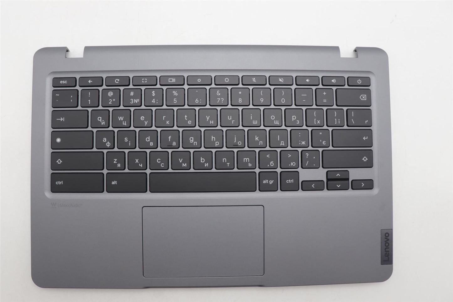 Lenovo 14e Gen3 Keyboard Palmrest Top Cover Ukrainian Black Backlit 5M11L61263