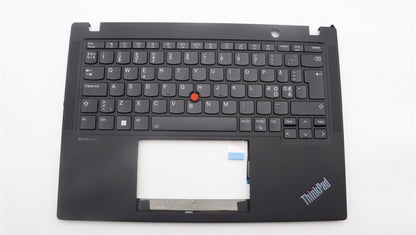 Lenovo ThinkPad X13 Gen 4 Keyboard Palmrest Top Cover Nordic Black 5M11H94543